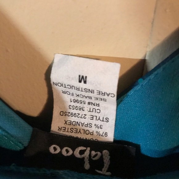 Aqua green dress - Picture 3 of 3